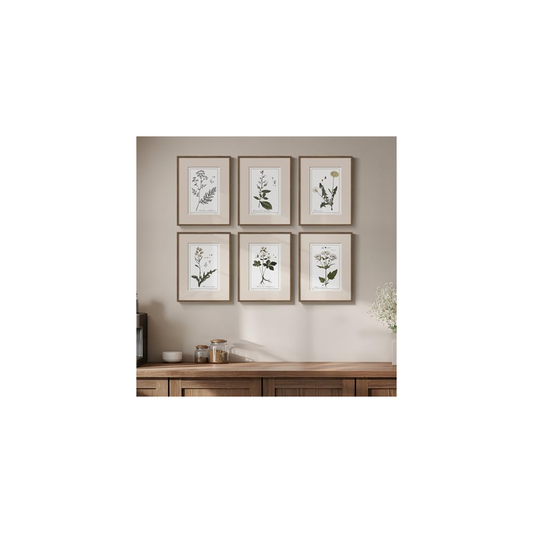 Gomez Grocery Wallart Assorted Framed Prints Natural