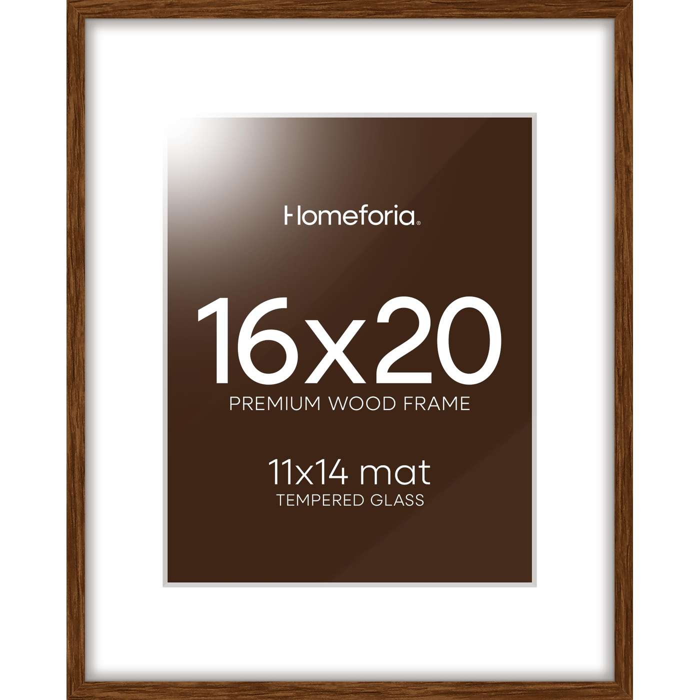 Gomez Grocery Wallart Wooden Frame Walnut 16x20