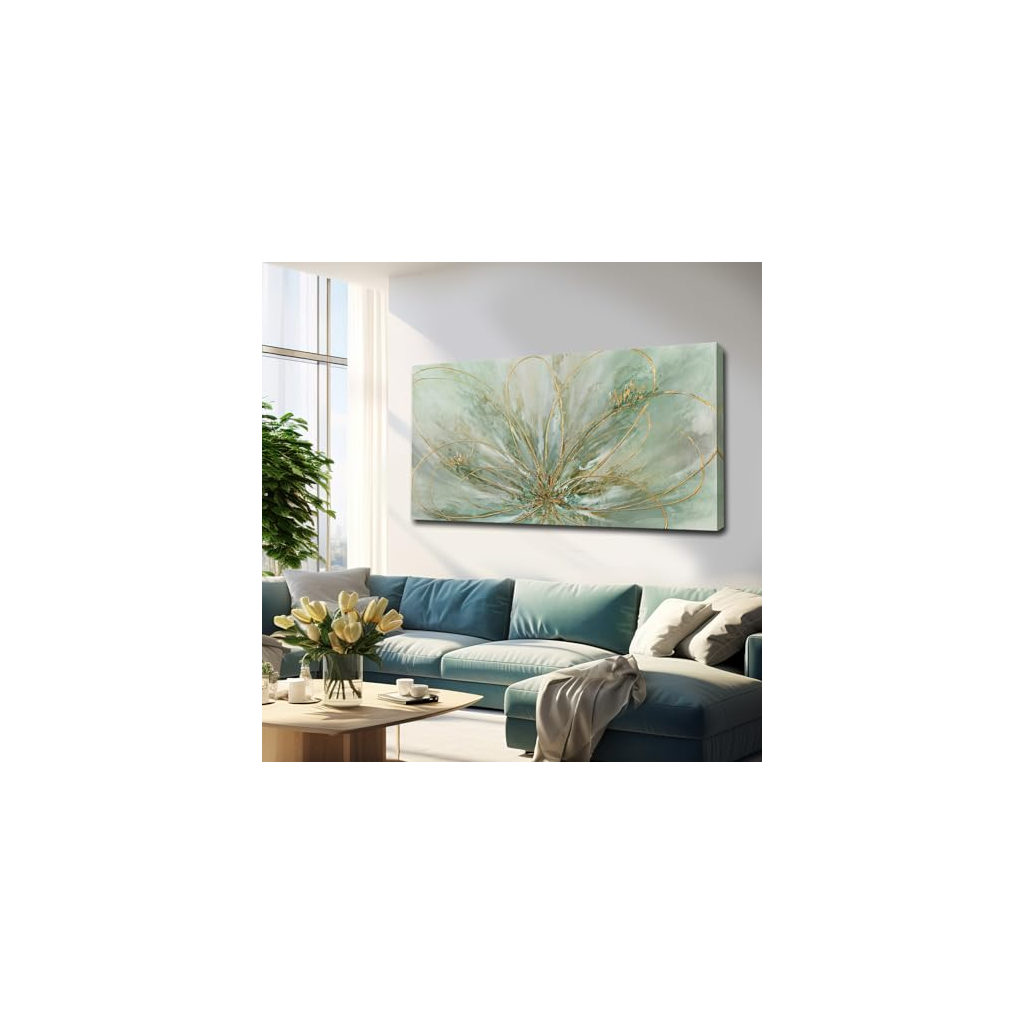 Gomez Grocery Wallart Soft Touch Canvas Wall Art Sage