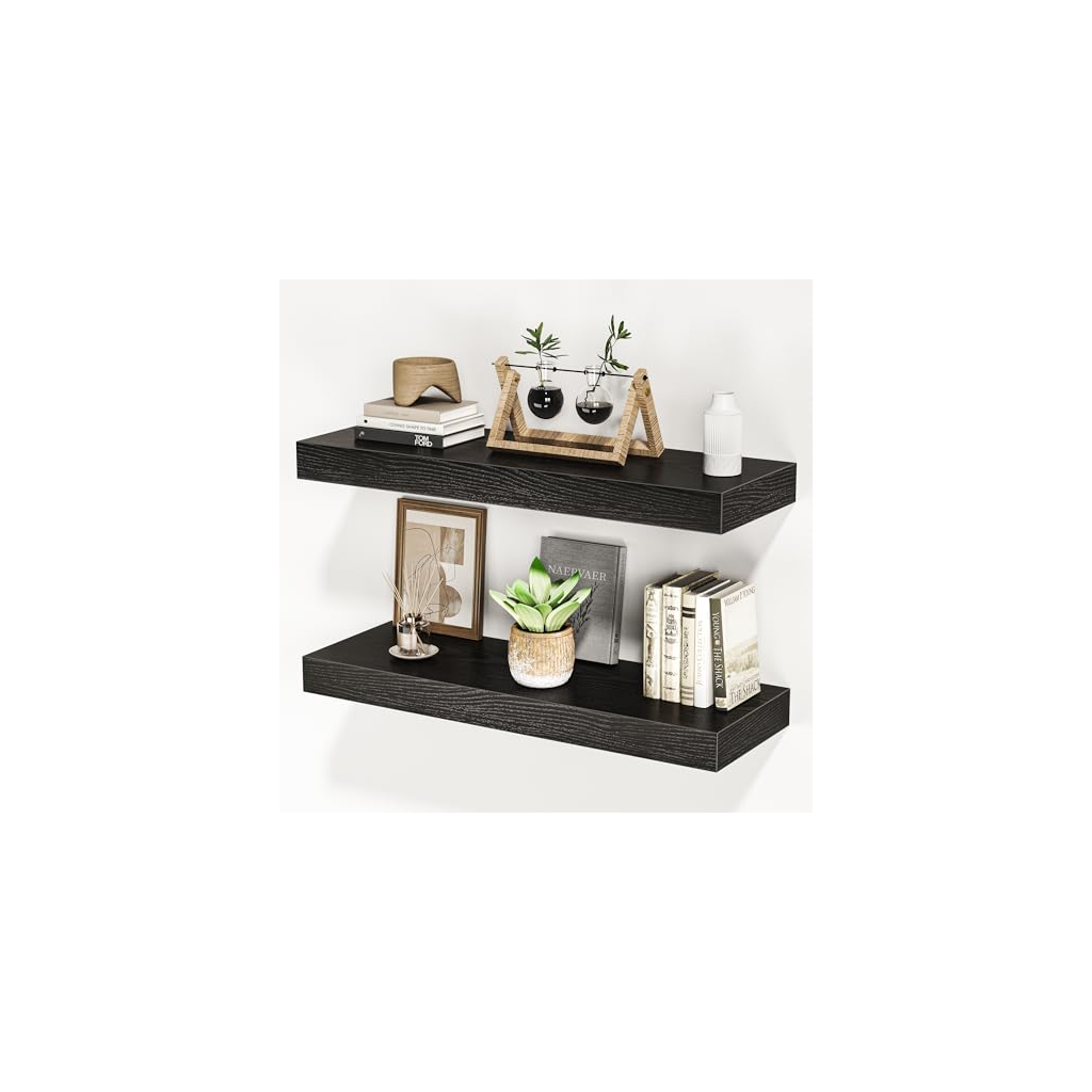 Gomez Grocery Wallart Matte Floating Shelf Navy