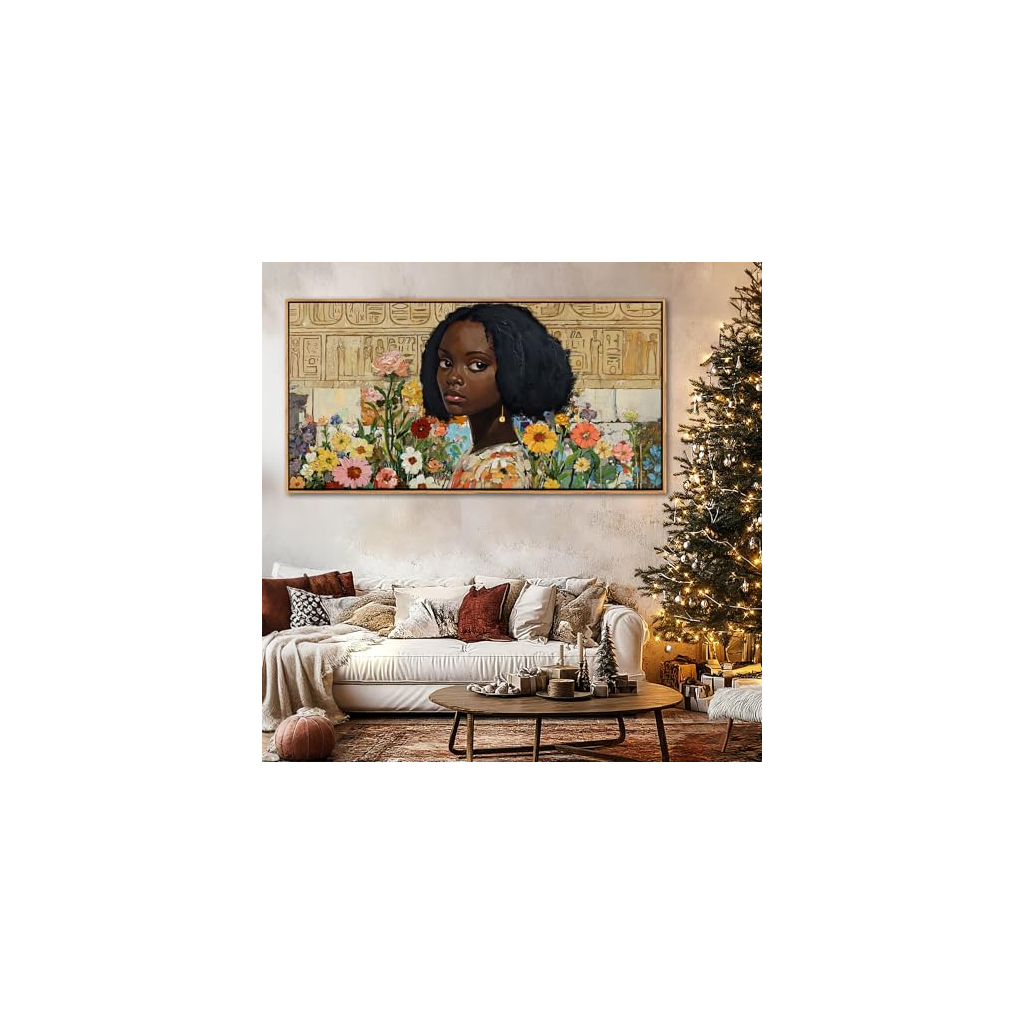 Gomez Grocery Wallart Wide Canvas Wall Art Black