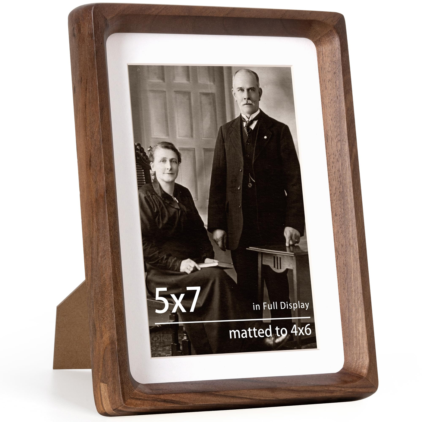 Gomez Grocery Wallart Wooden Frame Walnut 5x7