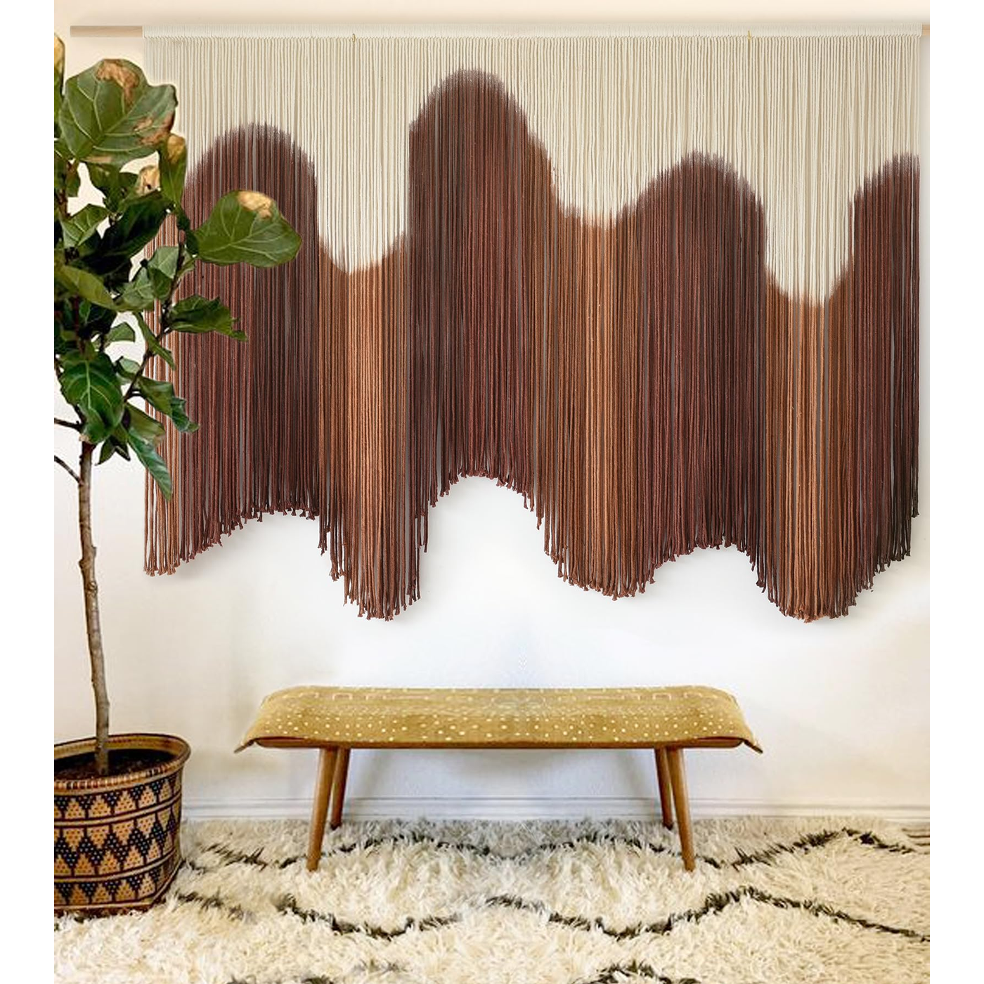 Gomez Grocery Wallart Macrame Wall Hanging 48"