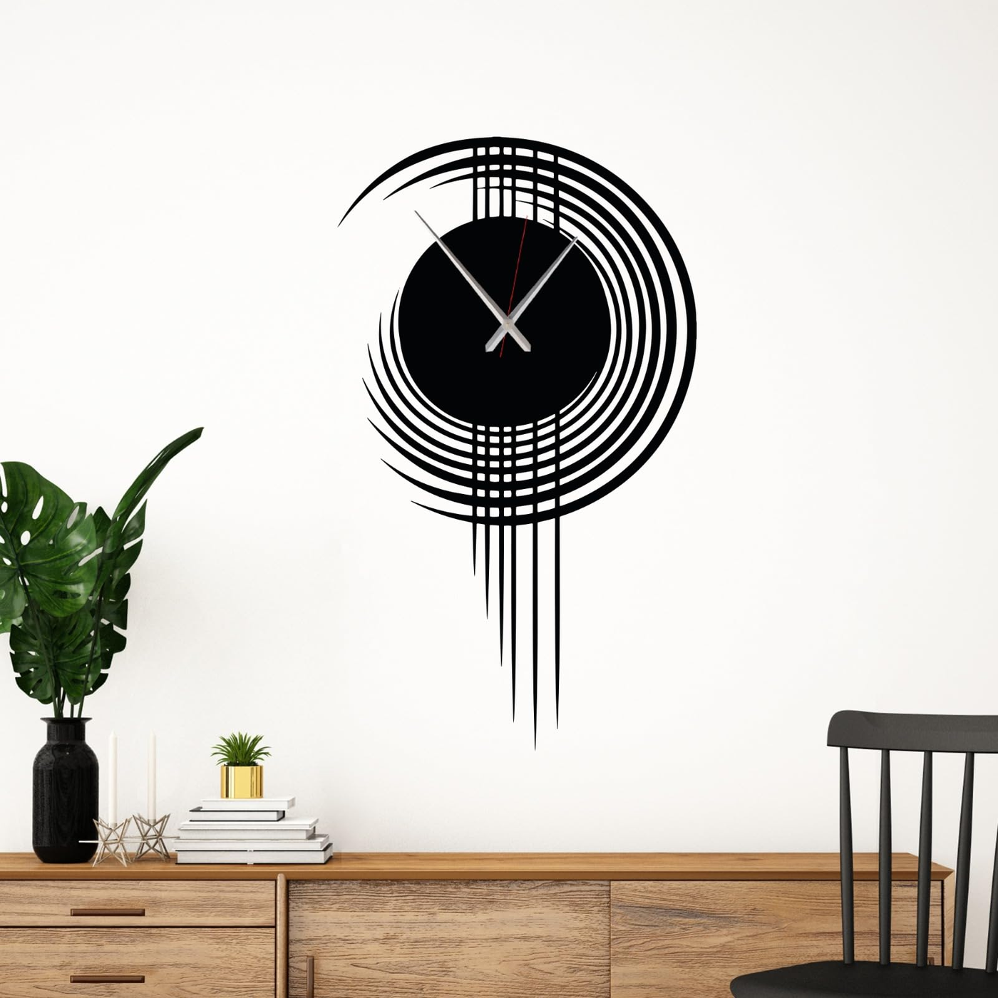 Gomez Grocery Wallart Wall Clock Minimalist 16"